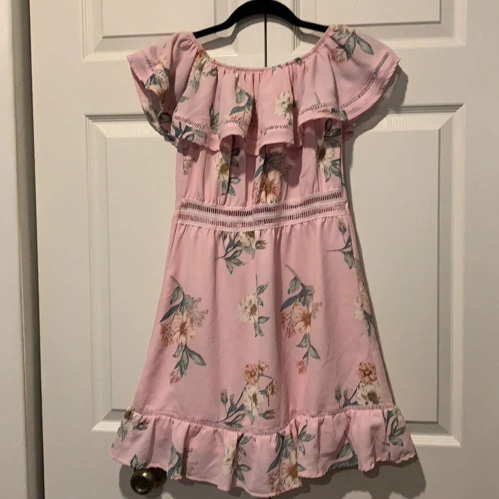 Floral Off The Shoulder Dress